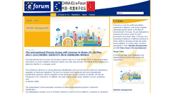 Desktop Screenshot of eu-forum.org